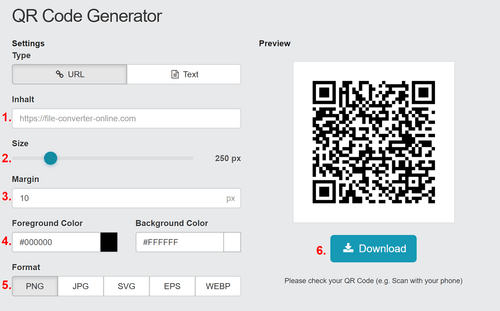 How do I create a static QR code for free?